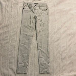 Girls white skinny jeans